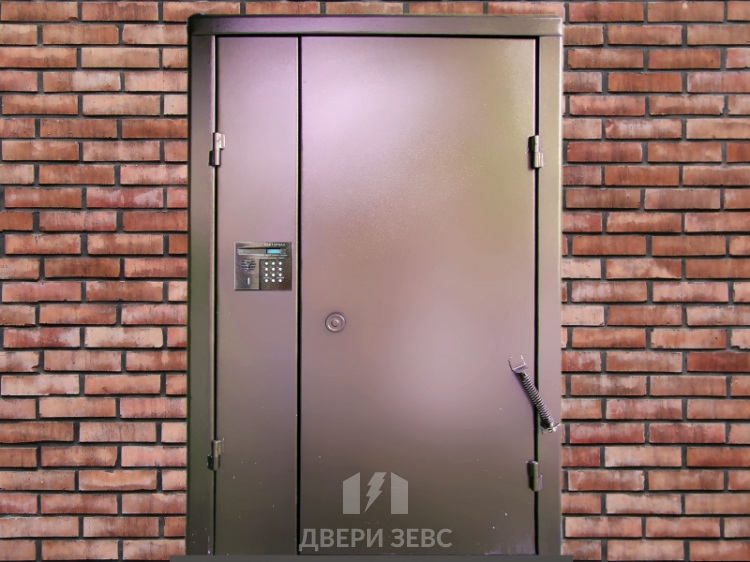 Входная металлическая дверь Зевс P-07 с порошковым напылением