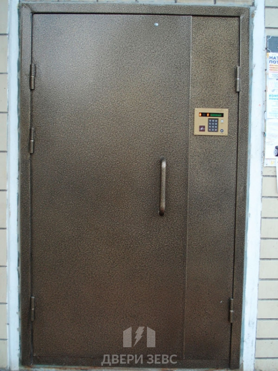 Входная металлическая дверь Зевс P-08 с порошковым напылением