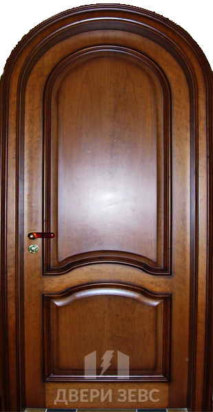 Входная металлическая дверь Зевс A-03 из массива дерева