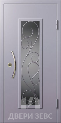 Входная металлическая дверь Зевс G-02 с зеркалом
