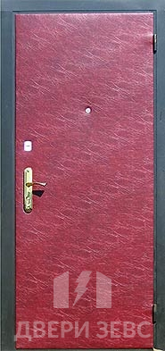Входная металлическая дверь Зевс Ekonom-08 с винилискожей