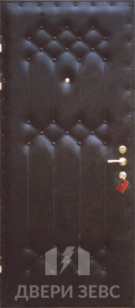 Входная металлическая дверь Зевс Ekonom-13 с винилискожей