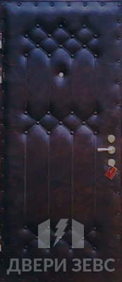 Входная металлическая дверь Зевс Ekonom-16 с винилискожей