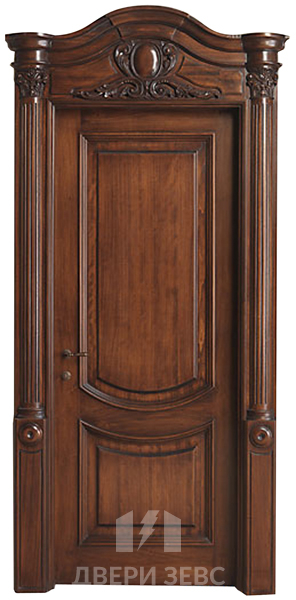 Входная металлическая дверь Муреси из массива дерева