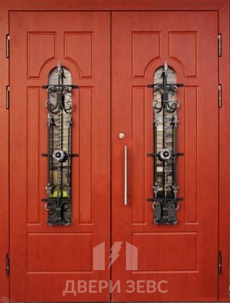 Входная металлическая дверь Ираклидес из массива дуба