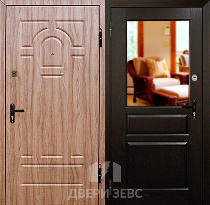 Входная металлическая дверь Вианнос с МДФ