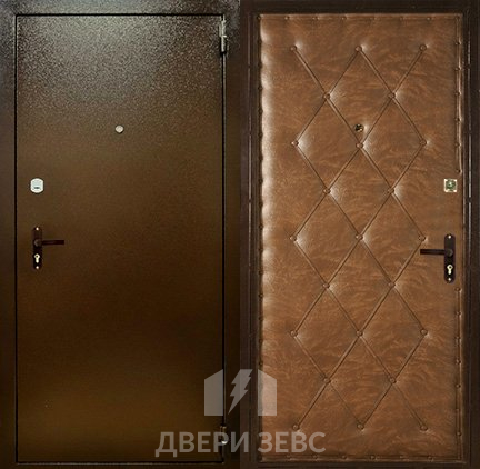 Входная металлическая дверь Аегияли с винилискожей