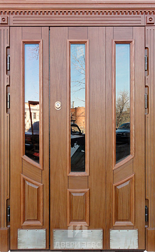 Входная металлическая дверь Алфиос с зеркалом
