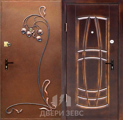 Входная металлическая дверь Вунария с МДФ