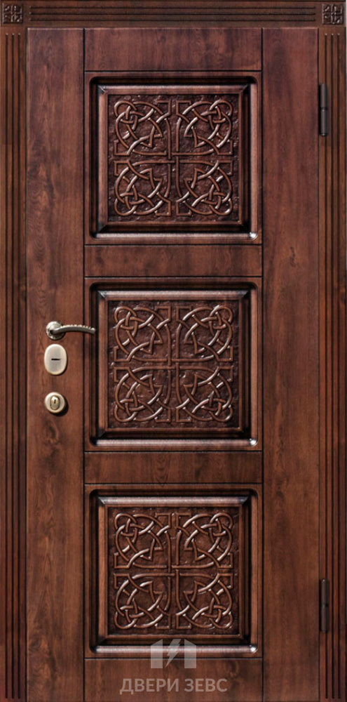 Входная металлическая дверь Лефктро с МДФ