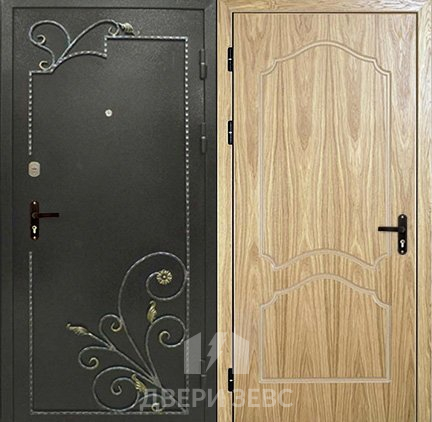 Входная металлическая дверь Врастама с МДФ