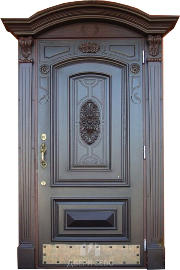 Входная металлическая дверь Эллинико филенчатая
