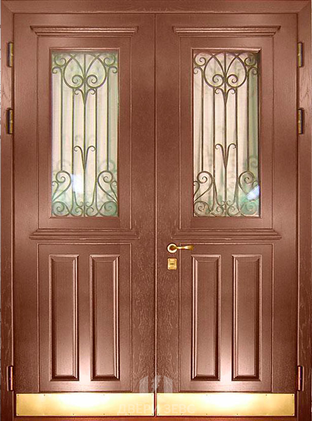 Входная металлическая дверь Эвротас с зеркалом