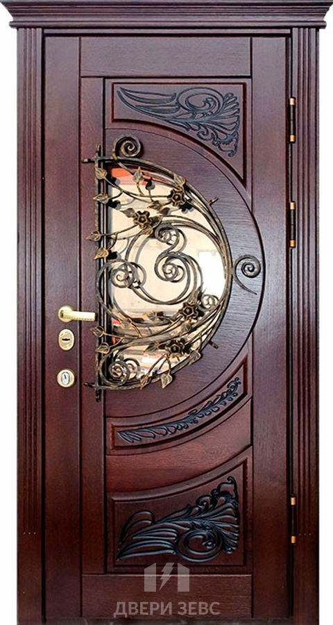 Входная металлическая дверь Флорина филенчатая