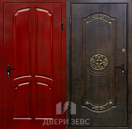 Входная металлическая дверь Агринион с МДФ