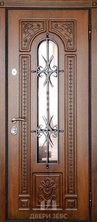 Входная металлическая дверь Рафина с МДФ