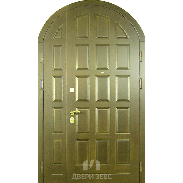 Входная металлическая дверь Керасеа из массива дуба