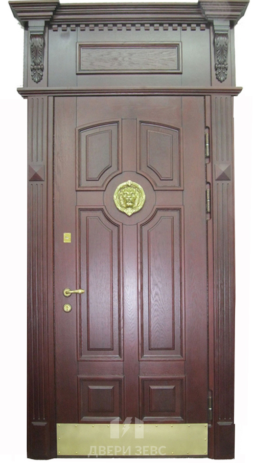 Входная металлическая дверь Перфохори филенчатая