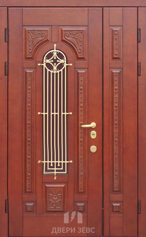 Входная металлическая дверь Ароаниос с зеркалом