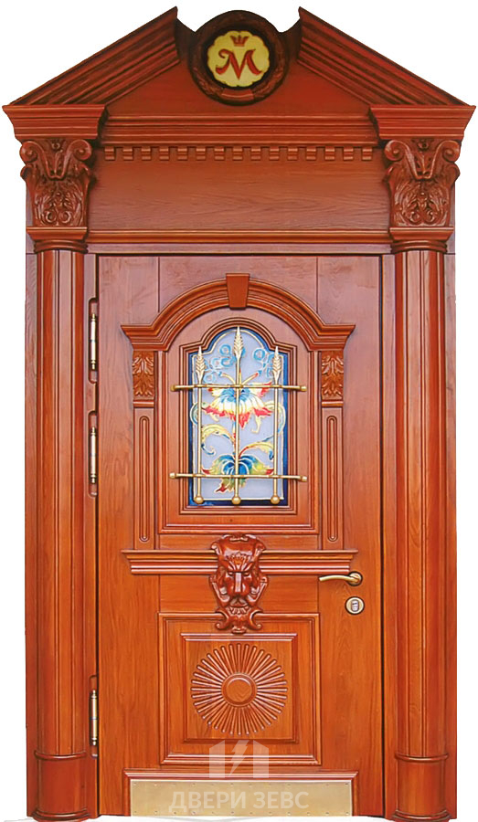 Входная металлическая дверь Ператата с зеркалом