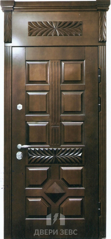 Входная металлическая дверь Филиппиада филенчатая