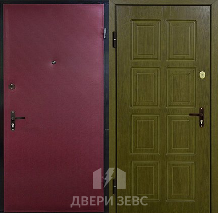 Входная металлическая дверь Аногея с МДФ