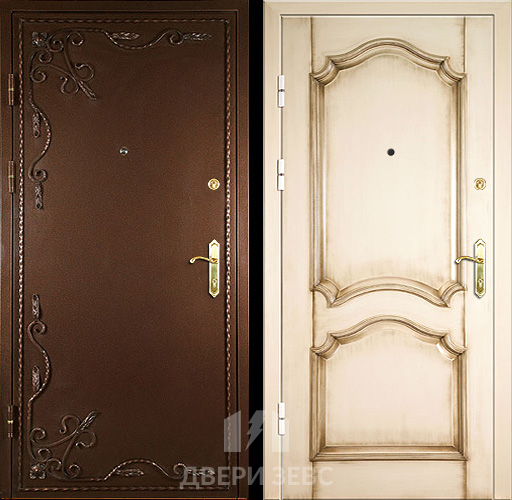 Входная металлическая дверь Леонидио с МДФ