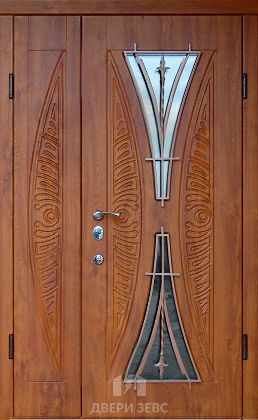 Входная металлическая дверь Галикос с зеркалом