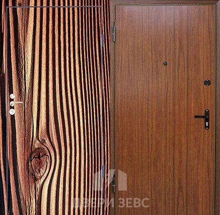 Входная металлическая дверь Алонисос с отделкой ламинат