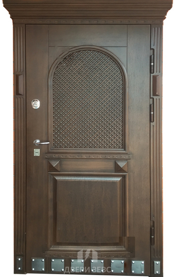 Входная металлическая дверь Элевферы филенчатая