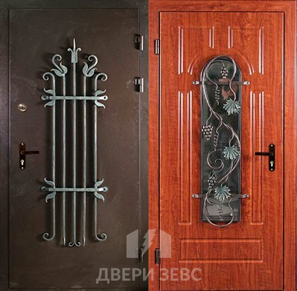 Входная металлическая дверь Гази с МДФ