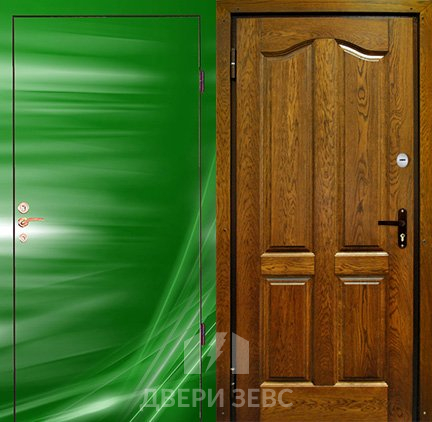Входная металлическая дверь Визица с МДФ