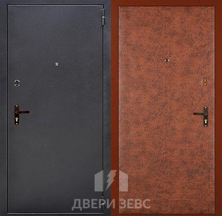 Входная металлическая дверь Агрия с винилискожей