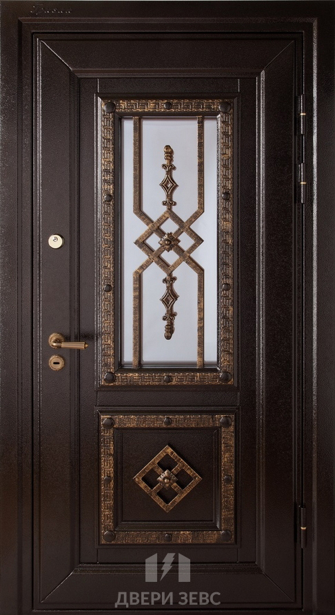 Входная металлическая дверь Сарти с зеркалом