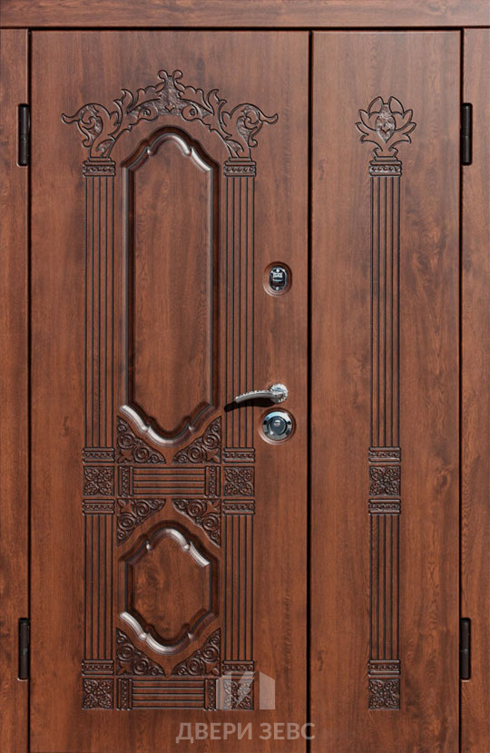 Входная металлическая дверь Эпископос с зеркалом