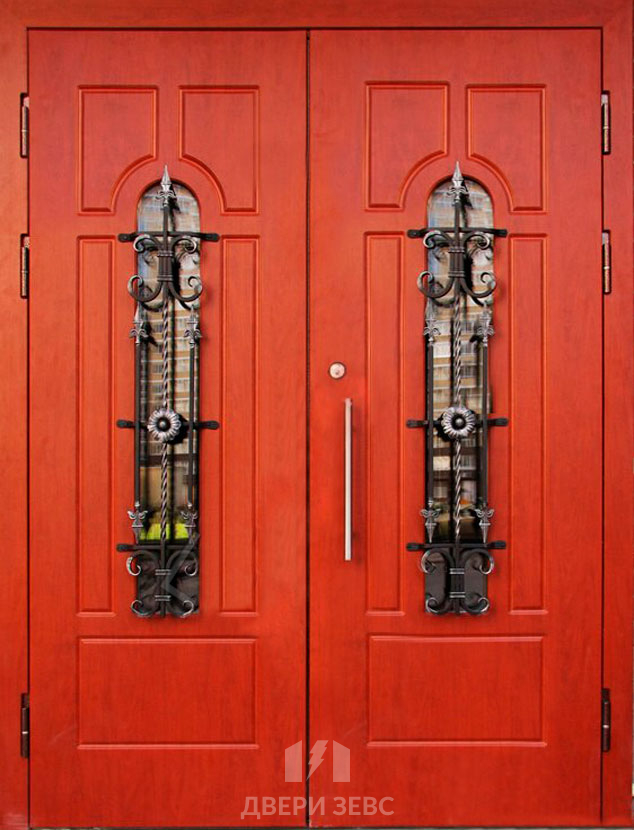 Входная металлическая дверь Вьоса с зеркалом