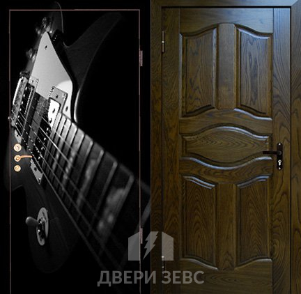 Входная металлическая дверь Вогатсико с МДФ