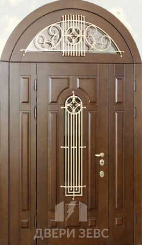 Входная металлическая дверь Зевс A-18 с ковкой