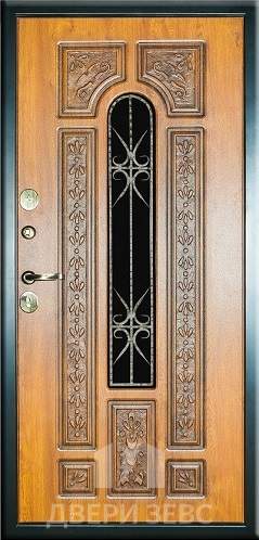 Входная металлическая дверь Зевс K-17 с ковкой