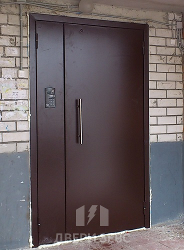 Входная металлическая дверь Зевс P-14 с порошковым напылением