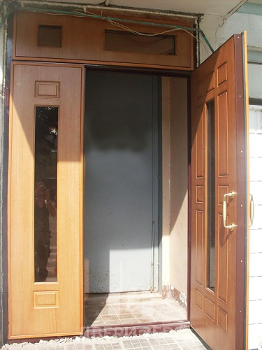 Входная металлическая дверь Зевс P-19 с МДФ