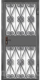 Входная металлическая дверь RESH-05 с ковкой
