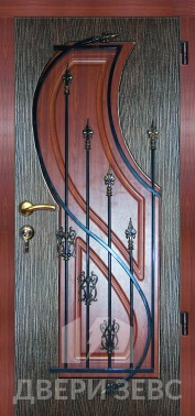 Входная металлическая дверь ELIT-03 из массива дуба