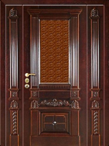 Входная металлическая дверь Картерадос из массива дуба