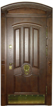 Входная металлическая дверь Кини из массива дуба